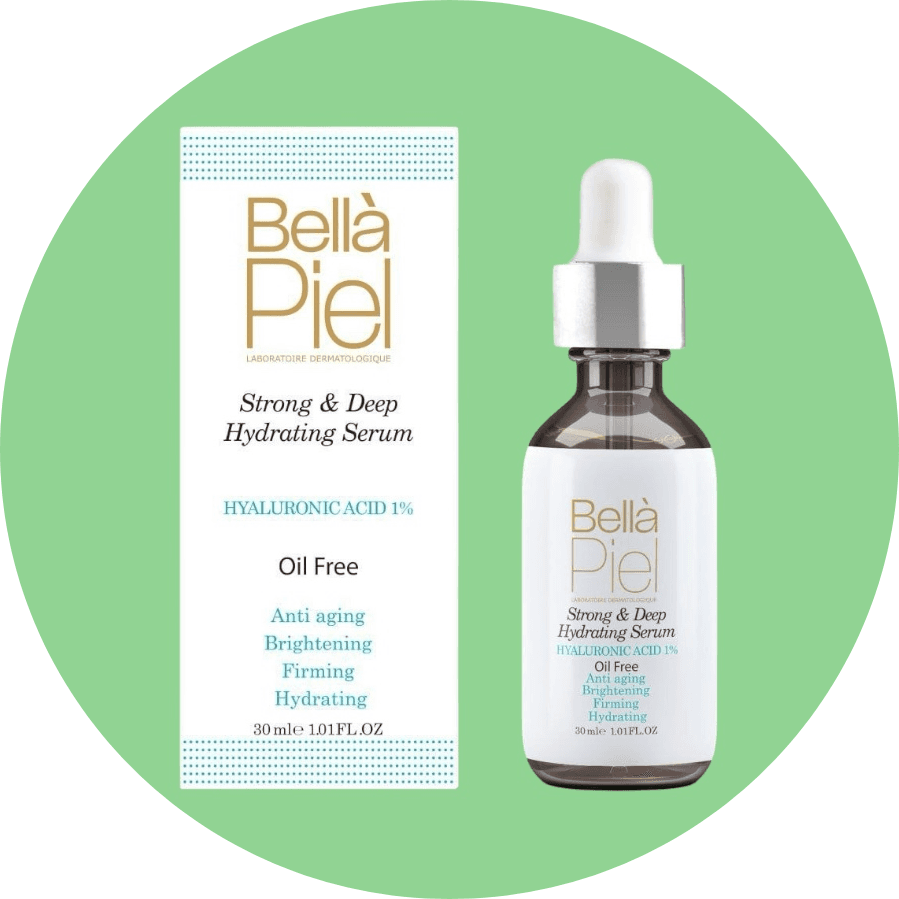 سرم آبرسان عمیق بلا پی یل حاوی هیالورونیک اسید 1% حجم 30 میل/bella piel strong deep hydrating serum — تصویر ۳