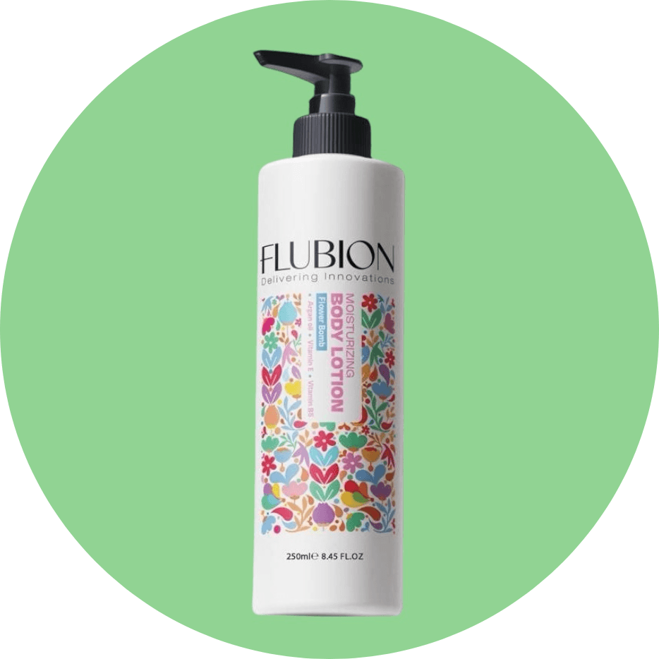 لوسیون مرطوب کننده بدن فلوبیون مدل فلاور بمب حجم 250 میل/Flobion Moisturizing Body Lotion, Flower Bomb Model, 250 ml