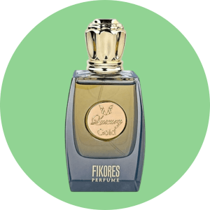 ادکلن مردانه لاکچری گلد (آمبرنومد لویی ویتون) فیکورس حجم 80 میل/Luxury Gold Men’s Cologne (Louis Vuitton Amber Nomad) Fikores