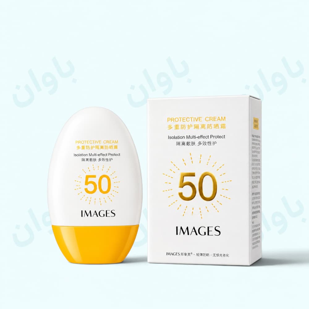 ضدآفتاب ایمیجز بی رنگ spf50 سبک
