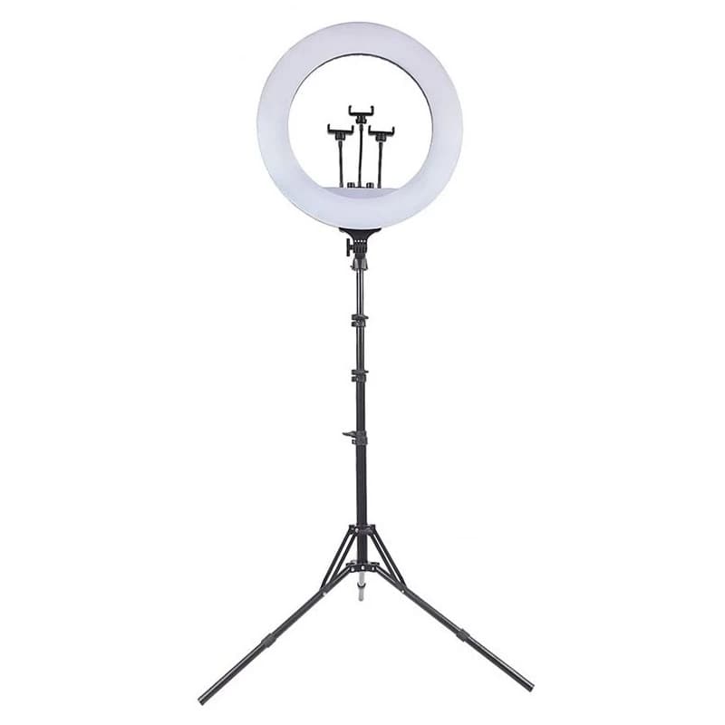رینگ لایت 18 اینچ مدل RL-18 با سه پایه — تصویر ۵