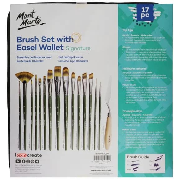 سری هفده تایی قلموی مونمارت به همراه کیف حمل – کد BMHS0044 — تصویر ۷