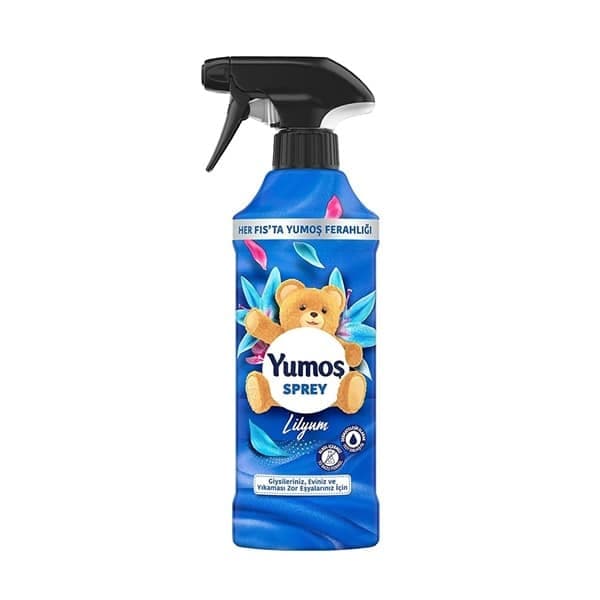 اسپری یوموش آبی با رایحه گل لیلیوم حجم 450 میلی لیتر — تصویر ۲