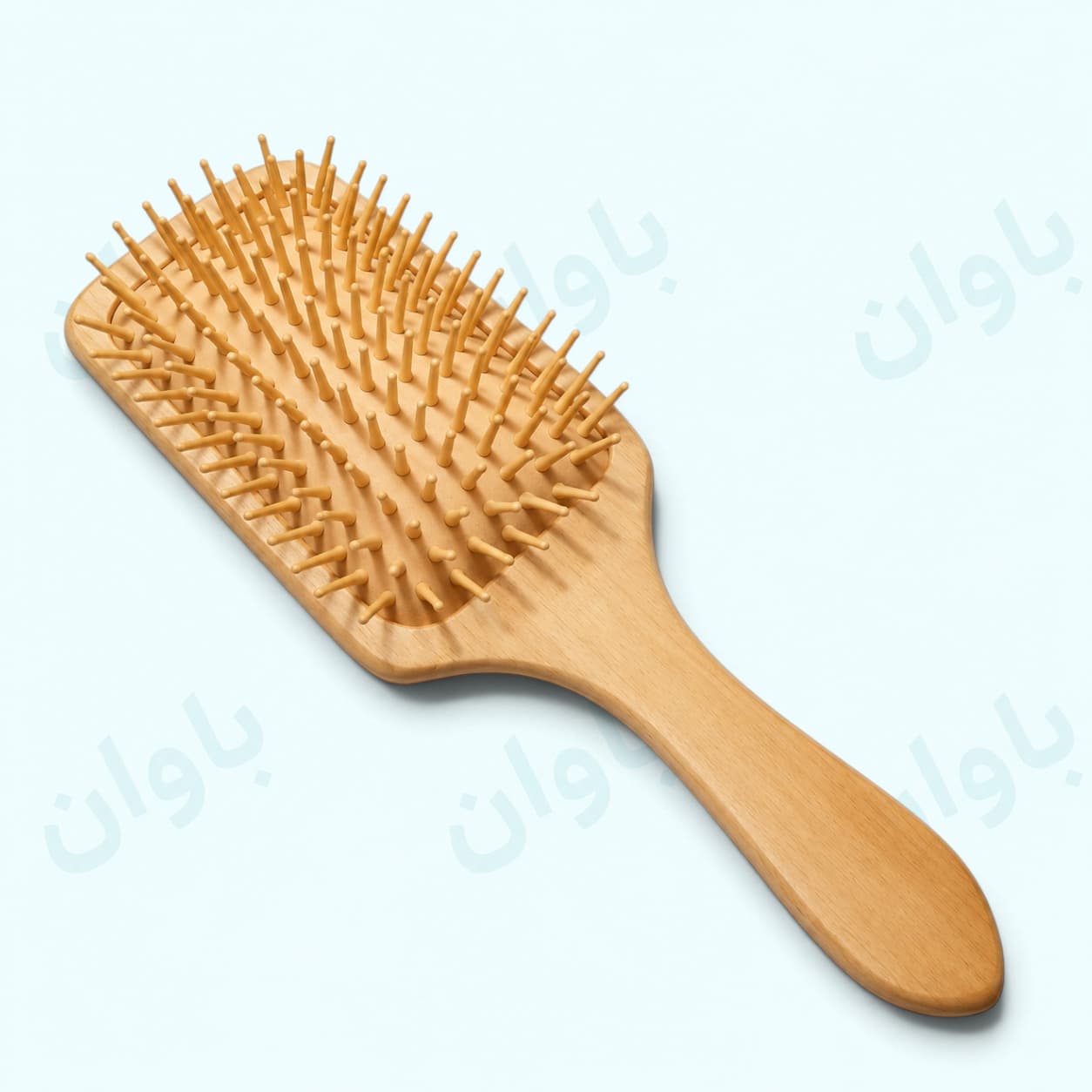 برس چوبی بامبو سایز بزرگ