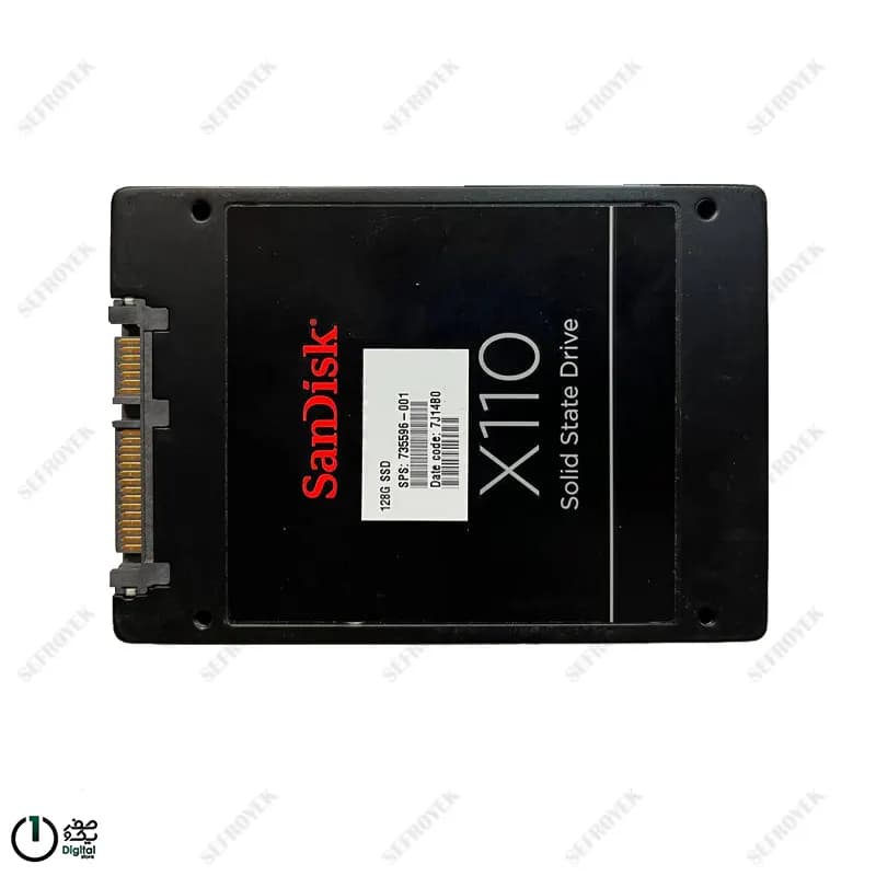 اس اس دی اینترنال استوک SanDisk مدل X110 ظرفیت 128 گیگابایت — تصویر ۳