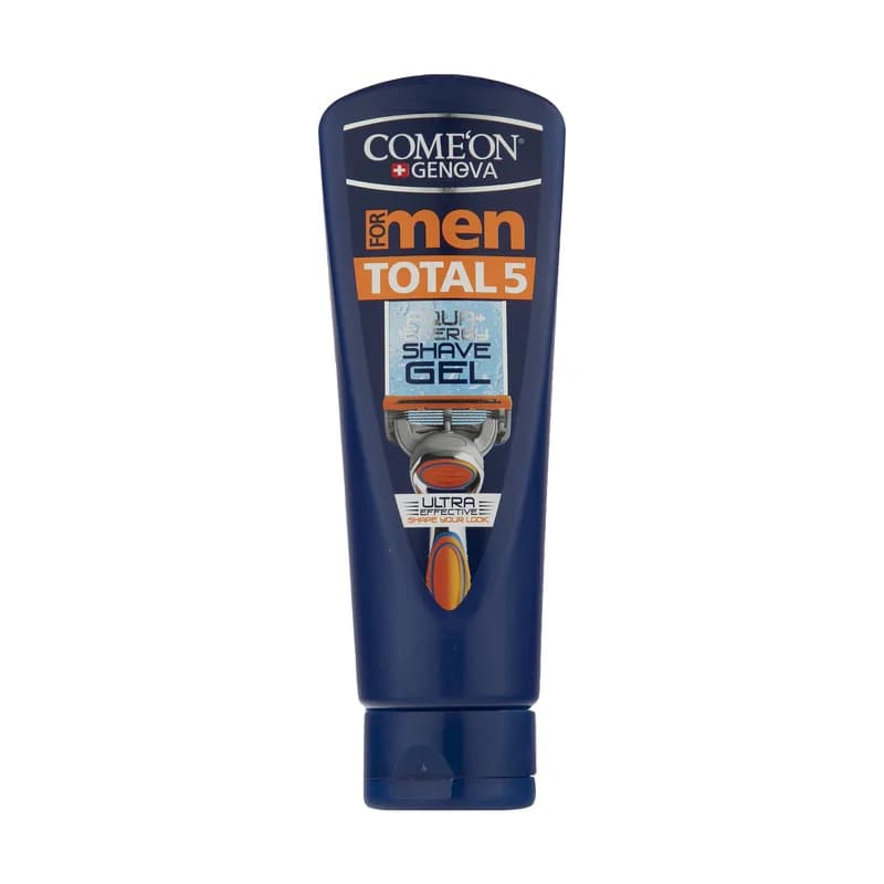 ژل اصلاح ریش مردانه حجم 200 میل مدل TOTAL 5 کامان – COME’ON