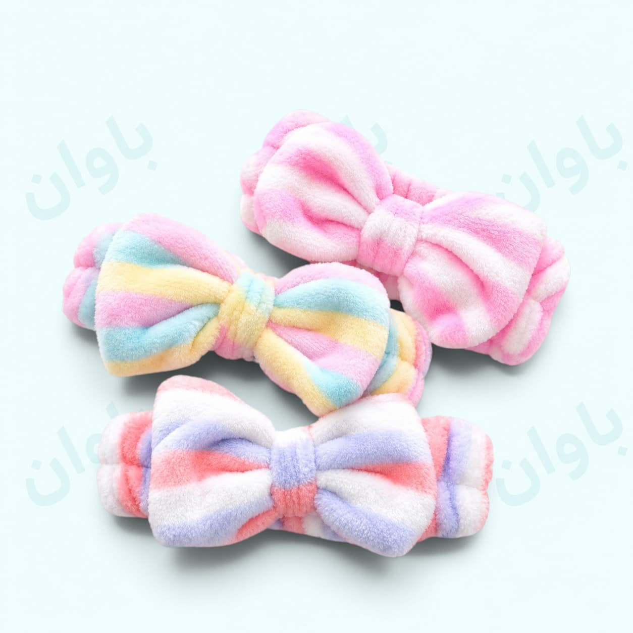 هدبند مخملی حوله ای