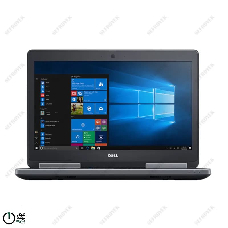 لپ تاپ استوک دل Dell Precision 7520|i7-7820HQ|RAM 16GB|SSD 256GB|M1200-4GB