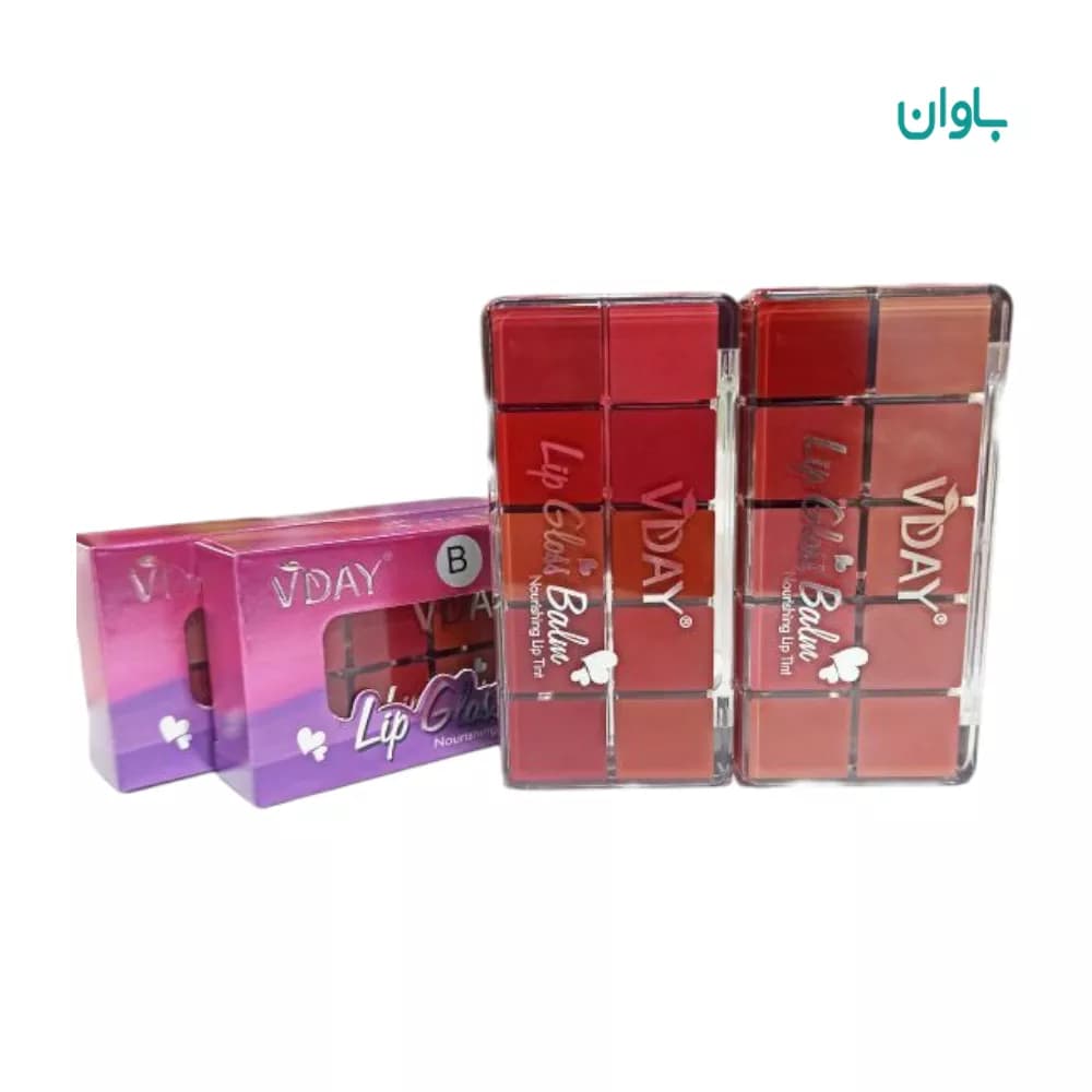 پالت رژلب ویدی جامد ویدی 10 رنگ — تصویر ۲