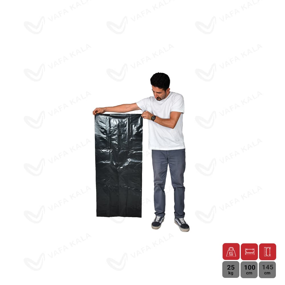 کیسه زباله صنعتی ضخیم ابعاد 120×80