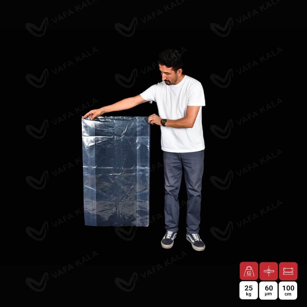 کیسه نایلون بسته بندی صنعتی عرض 100 سانت — تصویر ۳