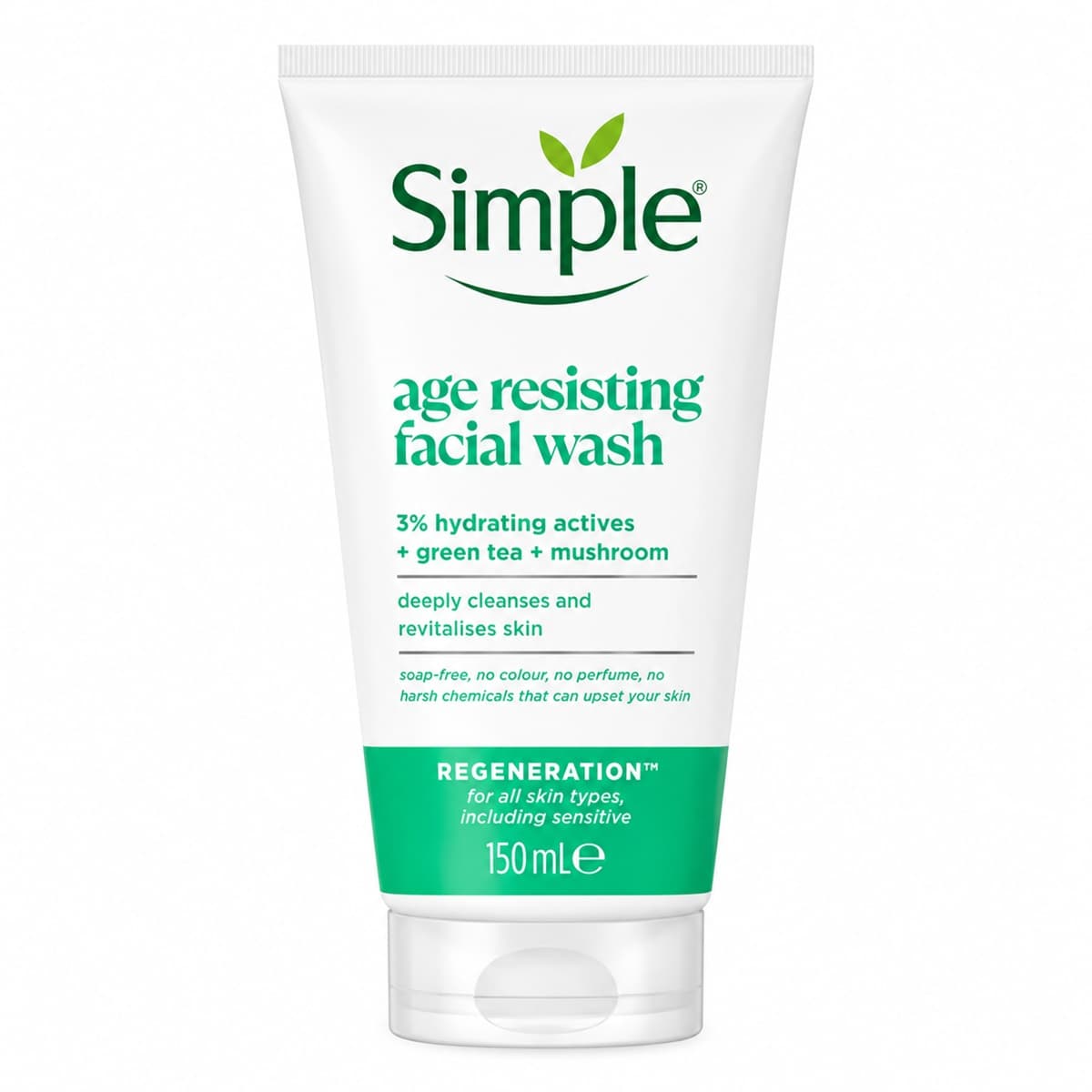 ژل شستشوی ضد پیری سیمپل مدلAge Resistingحجم 150 میلی لیتر — تصویر ۲