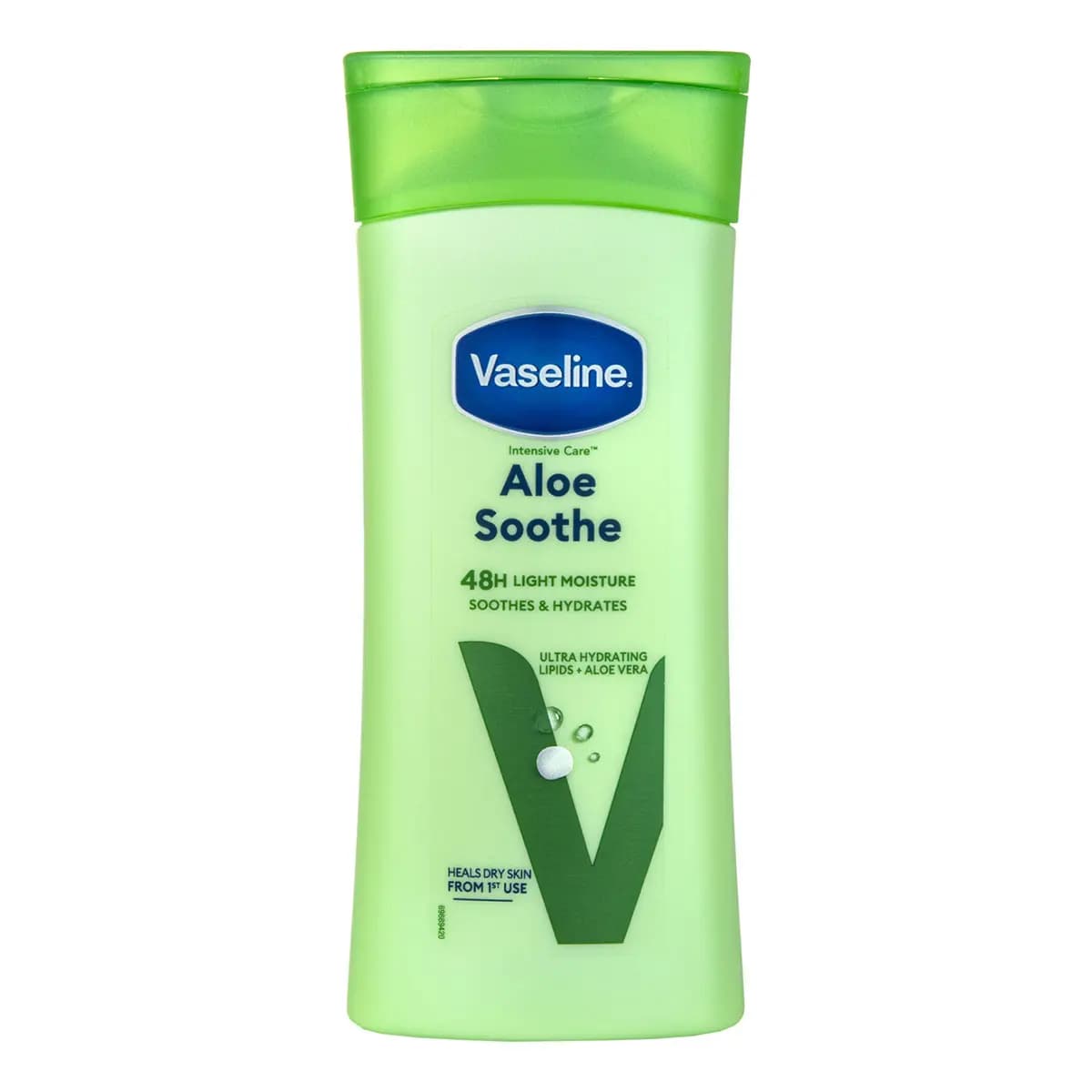 لوسیون بدن وازلین مدل Aloe Soothe حجم 200 میل — تصویر ۳