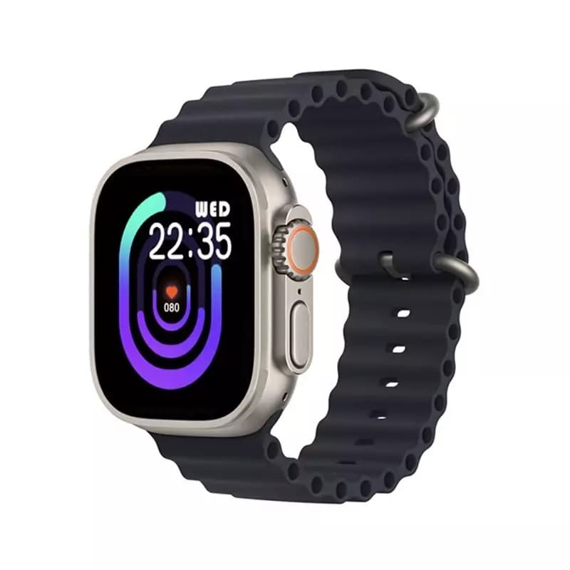 ساعت هوشمند الترا۳ مدل KEQIWEAR KW09 ULTRA3 همراه با ۳ بند سیلیکونی — تصویر ۴