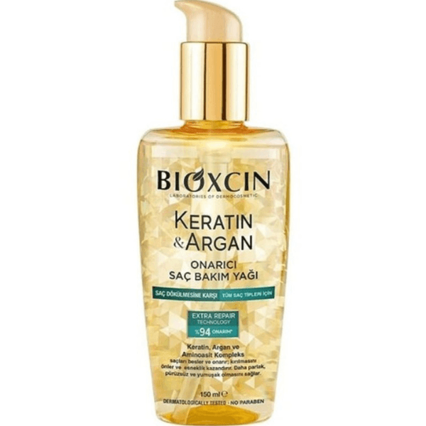 روغن مراقبت مو آرگان و کراتین بیوکسین Bioxcin Keratin &Argan