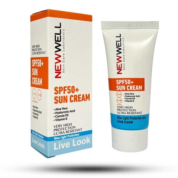 کرم ضد آفتاب نیوول (Newwell) با SPF50+