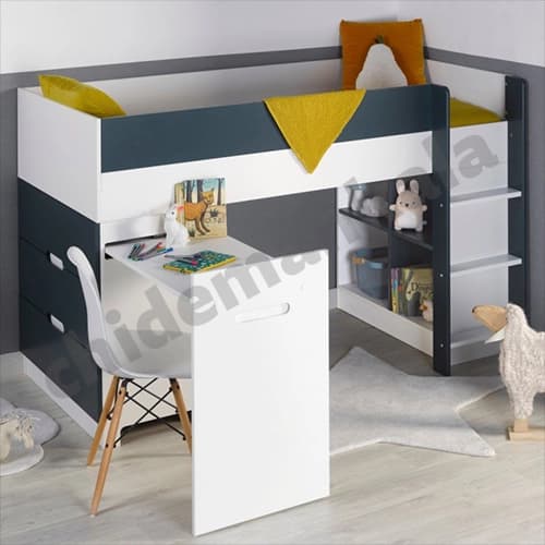 تخت نوجوان با میز تحریر مدل U04