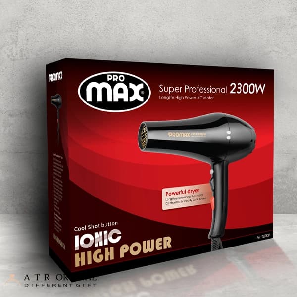 سشوار 2300 وات دارای دکمه باد سرد پرومکس مدل 7230R — تصویر ۱۱