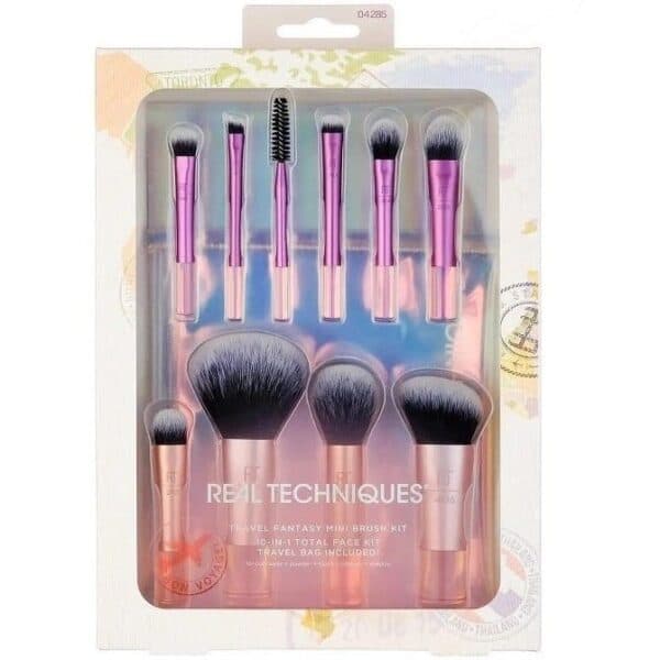 ست براش آرایشی 10 تکه ریل تکنیک کیف دار مدل Travel Fantasy Mini Brush Set — تصویر ۲