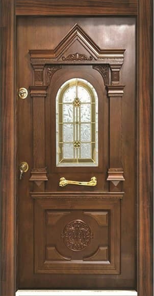 درب ضد سرقت تاوریژ روکش طبیعی راش مدل RT3003