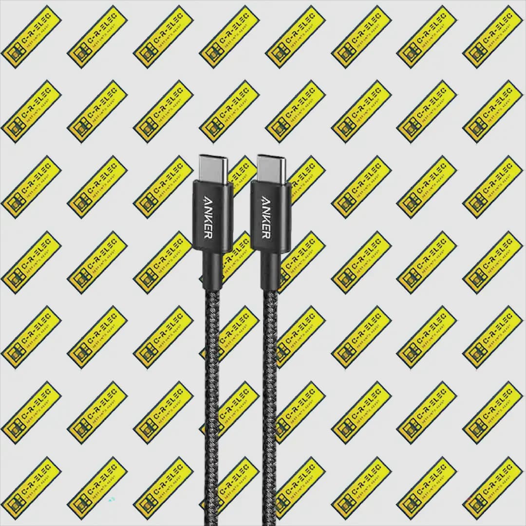 کابل شارژ فست ANKER مدل A8752H11 Type-C to Type-C- مشکی (گارانتی 18ماهه حافظه طلایی ایستا) — تصویر ۲