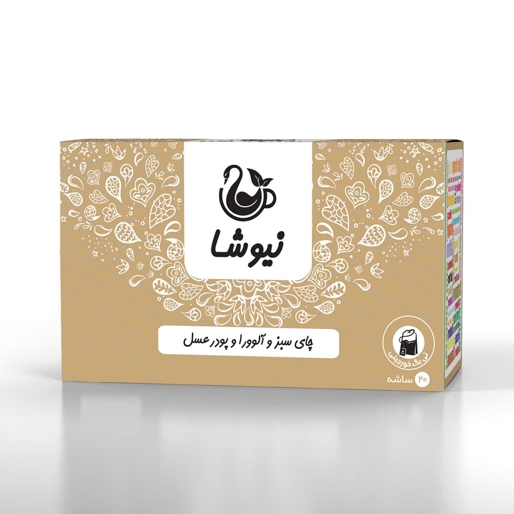 چای سبز و آلوئه وراعسل