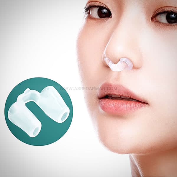 قرینه ساز یا نوزونت بینی سیلیکونی یا Nostril Retainer با قاب یا کیس