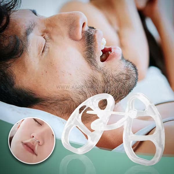 گیره ضد خرو پف یا دیوایس ضد خر و پف سیلیکونی یا Anti-Snoring Nose Clip