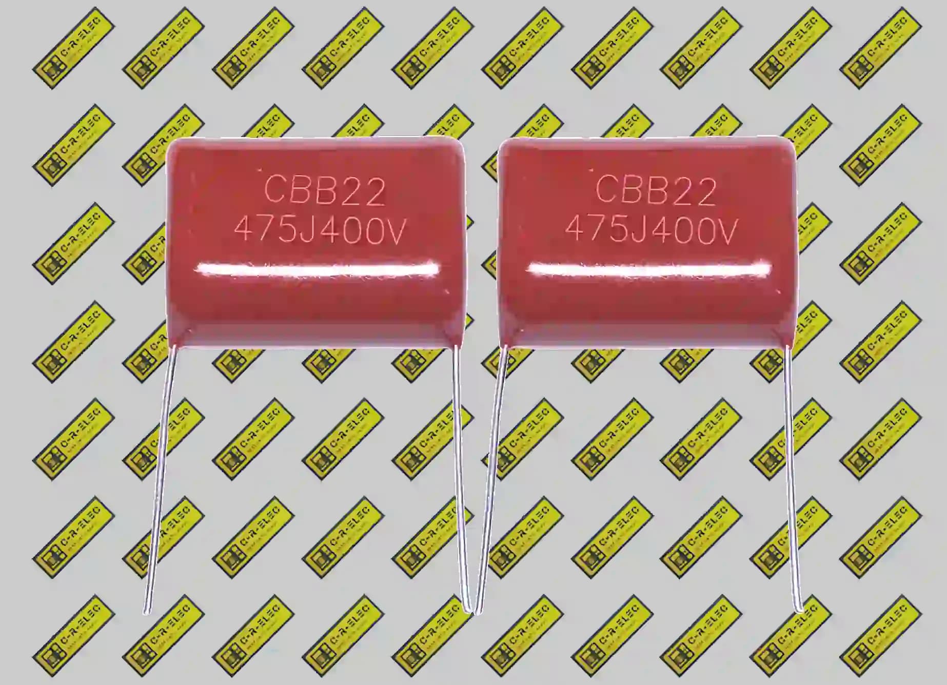 خازن سرامیکی 4700 نانوفاراد 400 ولت (475J-400V)
