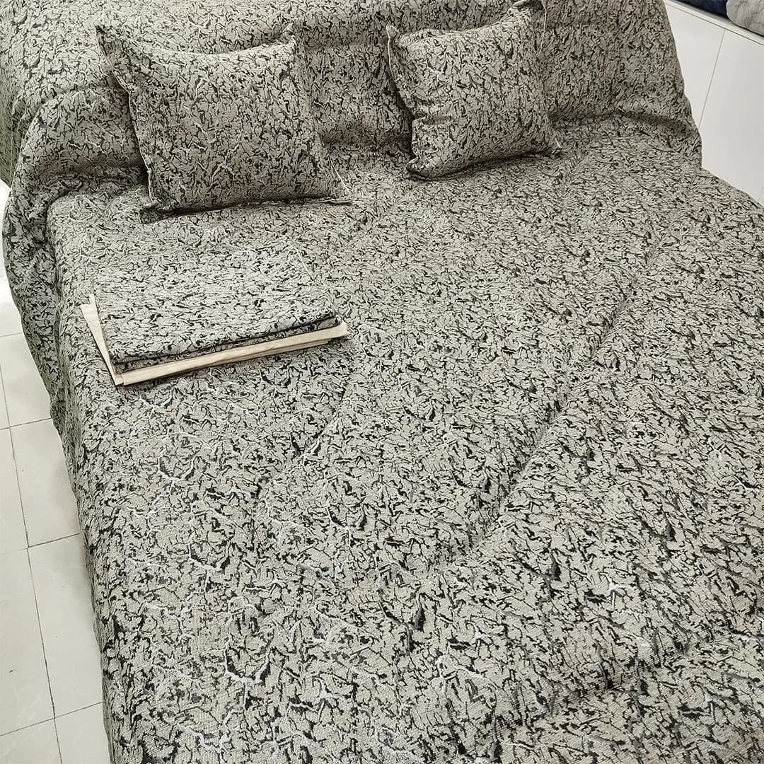 سرویس روتختی دو نفره مخمل 8 تکه – کد E8