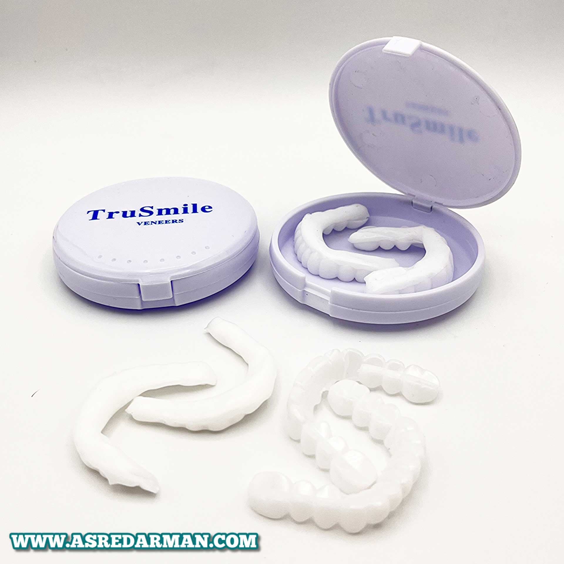 لمینت دندان ترو اسمایل اصلی True Smile Veneers دو فک-رنگ سفید طبیعی دندان با باکس