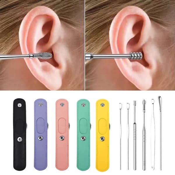 گوش پاک کن فلزی یا ابزار پاکسازی گوش
