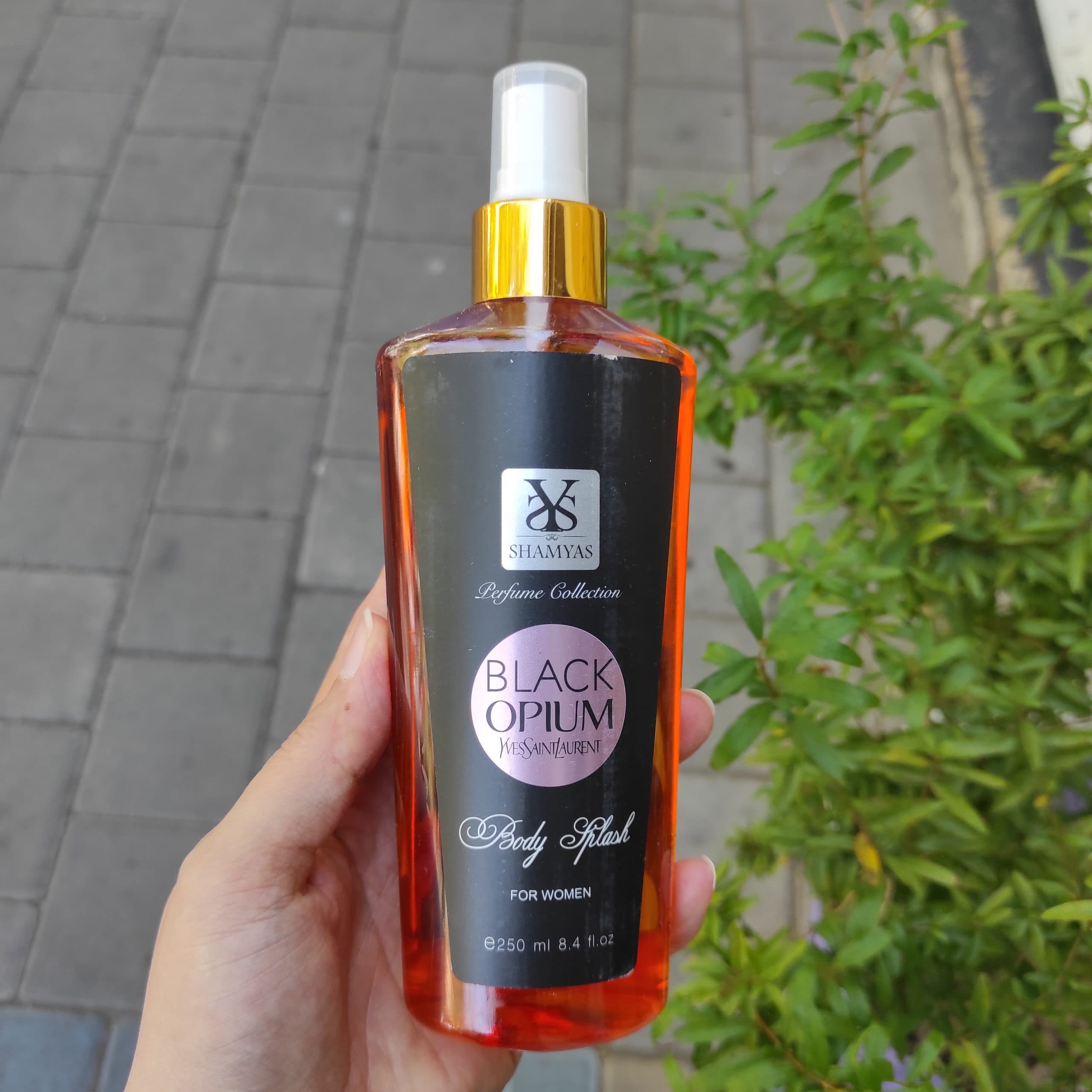 بادی اسپلش زنانه شمیاس مدل بلک اپیوم (Black Opium ) حجم میل