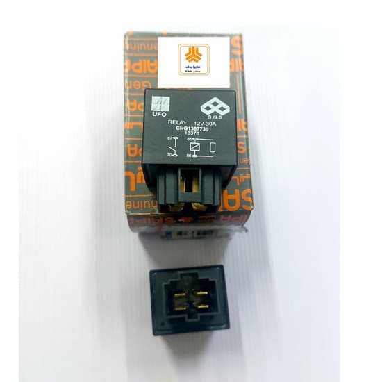 رله 30 آمپر پراید کد قطعه 562381 اصل شرکتی سایپا یدک