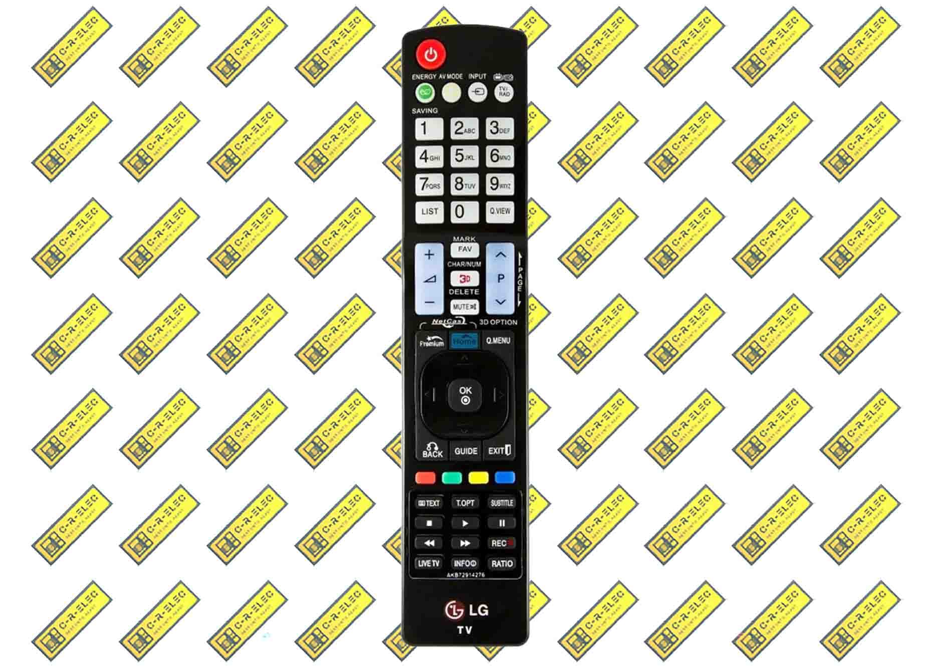 کنترل اصلی تلویزیون الجی مدل AKB72914276