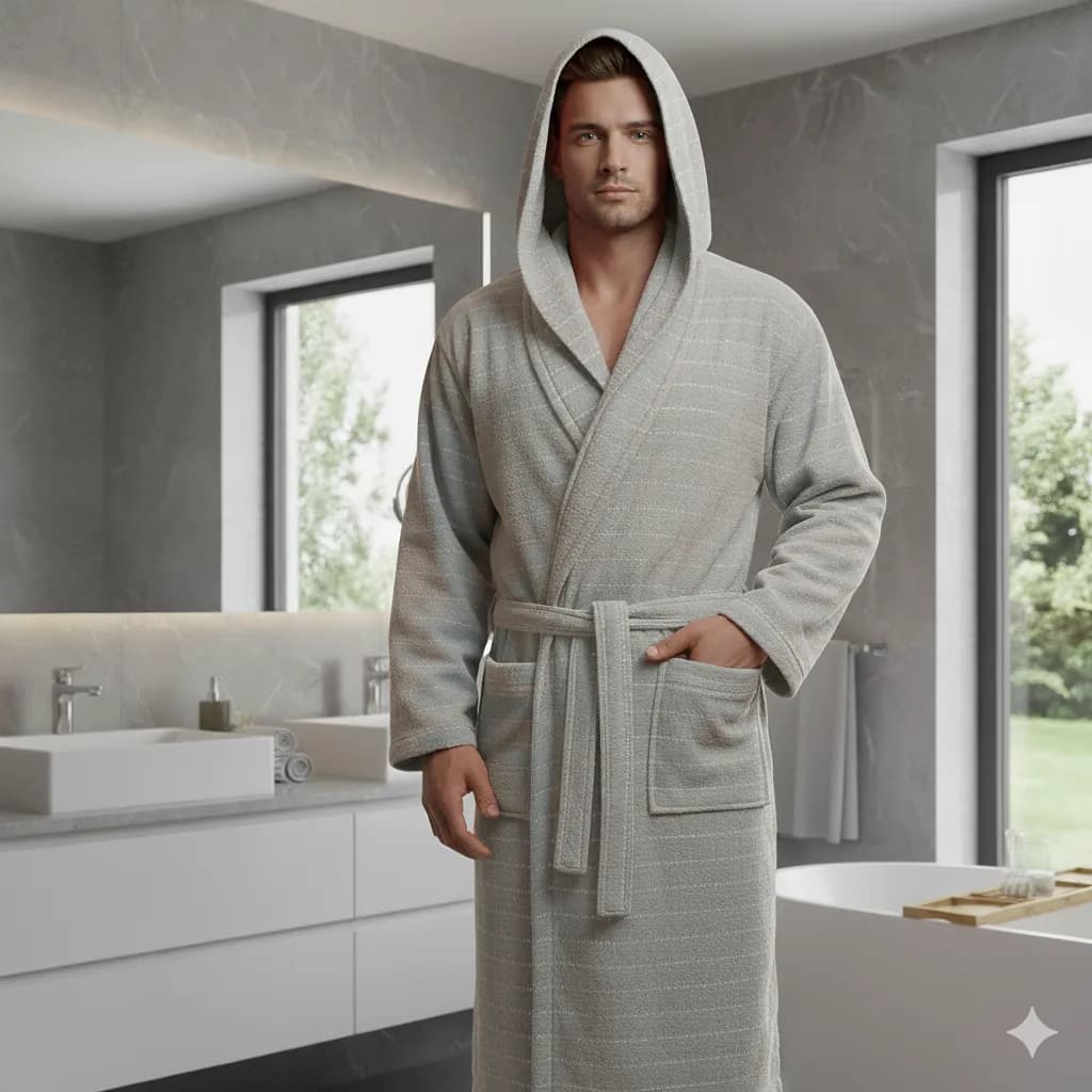 حوله تن‌پوش ابریشمی گلبرگ ایکس لارج (135) طوسی