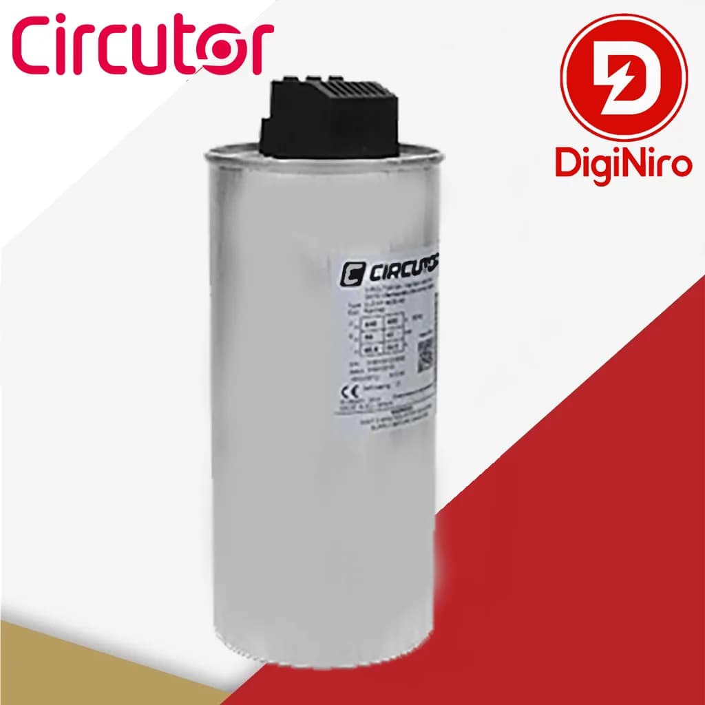 خازن سه فاز 5 کیلووار در 400 ولت سیلندری سیرکوتور CLZ-FPT-44/6.25-HD