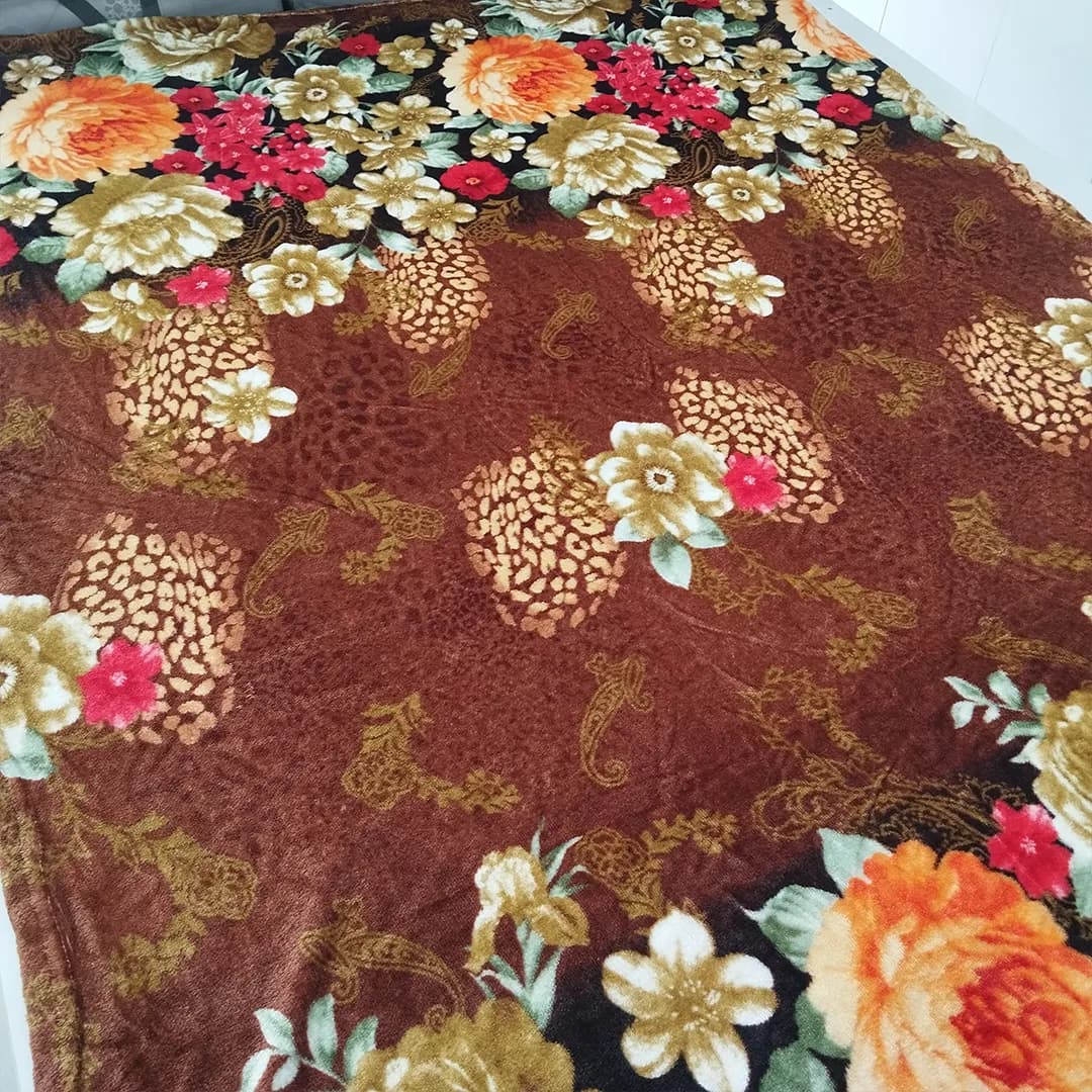 پتو ژله‌ای یک نفره سبک طرح یک