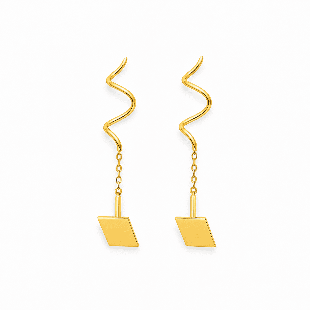 گوشواره طلا کرلی