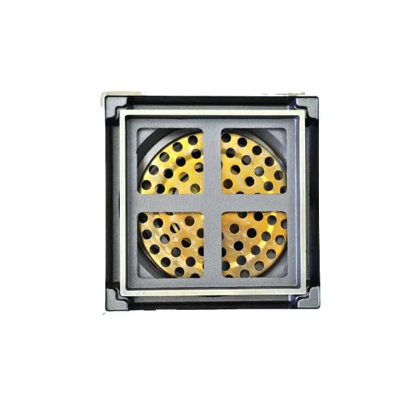 کفشور کاشی‌خور برنجی سیتکو سایز ۱۰×۱۰ مدل 8504