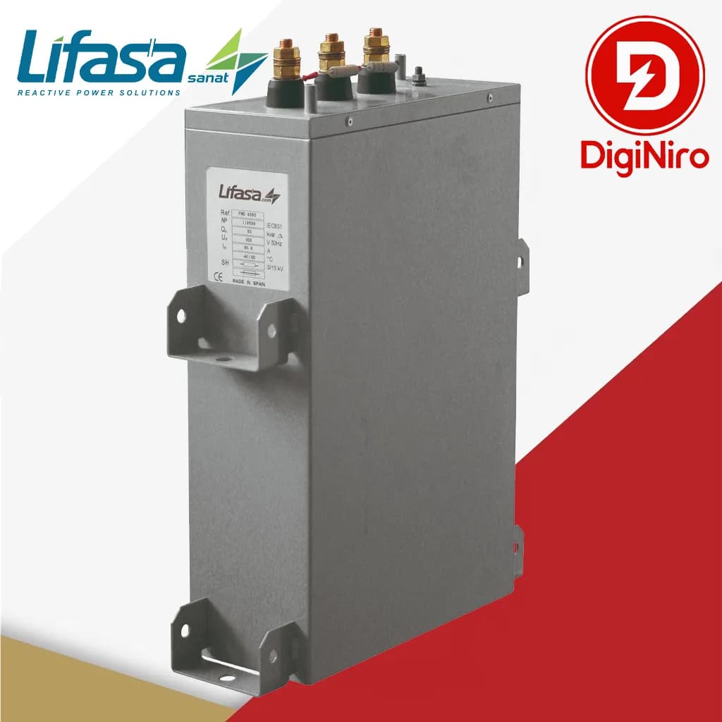 خازن سه فاز کتابی 30 کیلووار 440 ولت لیفاسا(LIFASA)FML4430