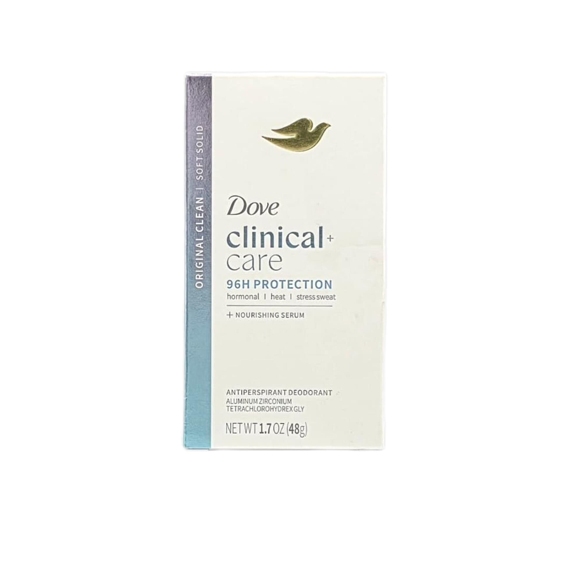 مام ضد تعریق داو کلینیکال پلاس کر مدل Original Clean 96H حجم 48 گرم | Dove Clinical+ Care Original Clean