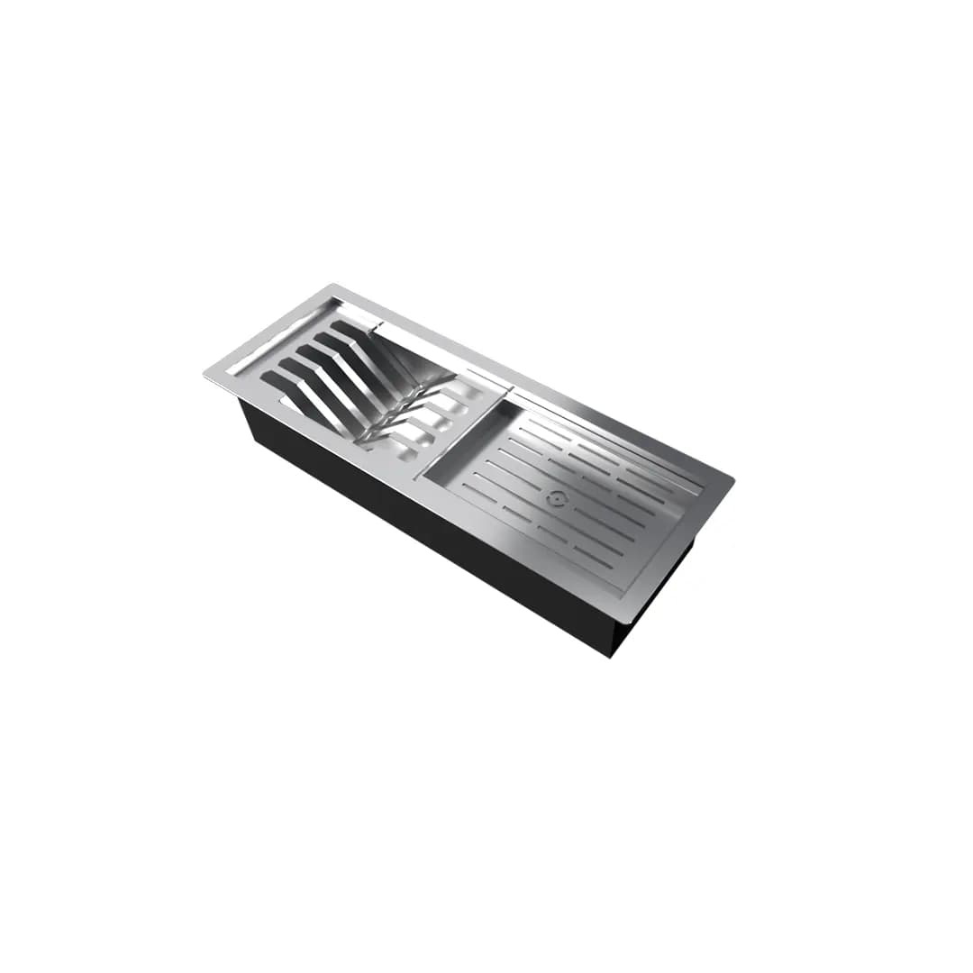 آبچکان استیل توکار خطی 50 سانتی رامون کد RA50 — تصویر ۳