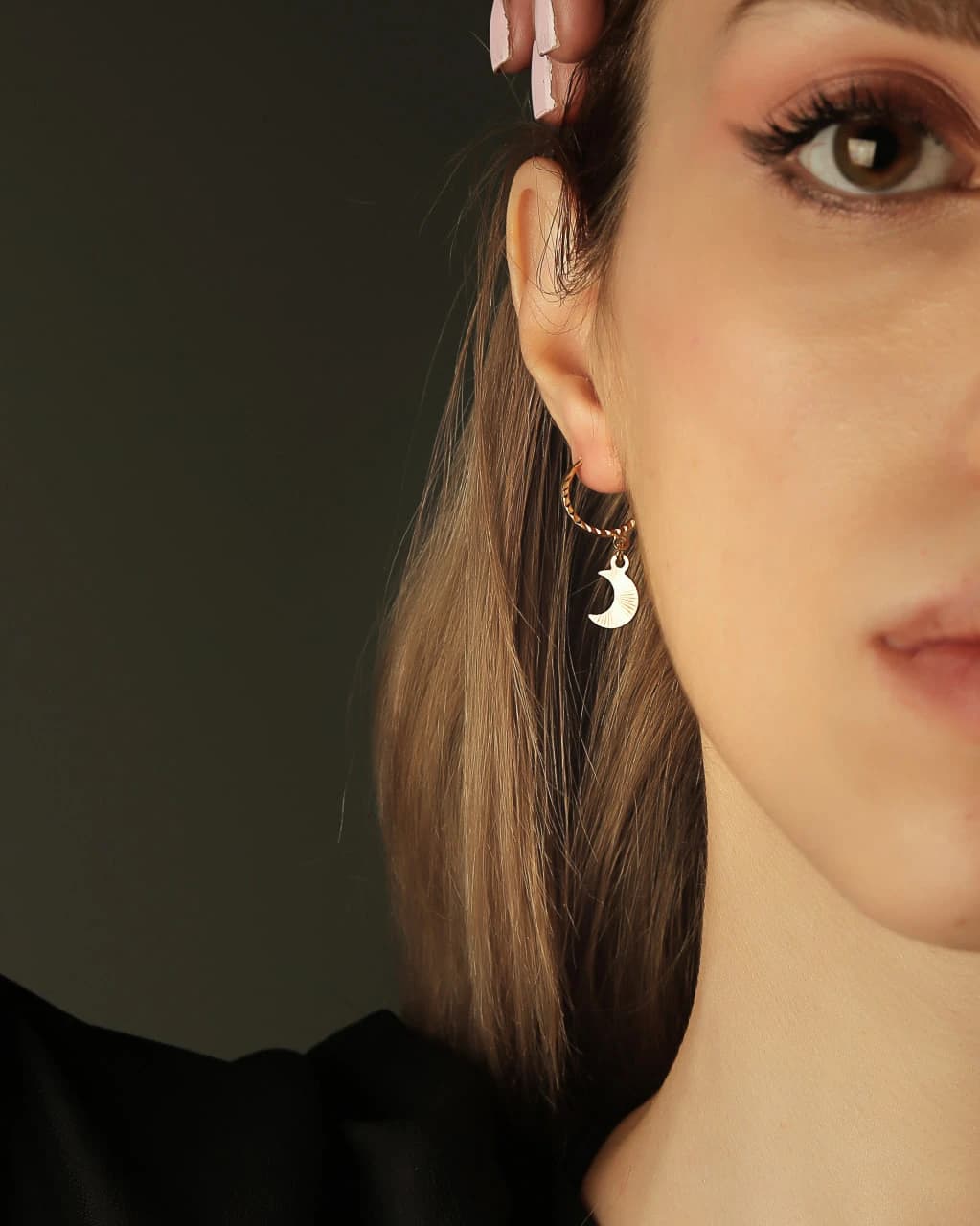گوشواره طلا ماه و ستاره — تصویر ۳