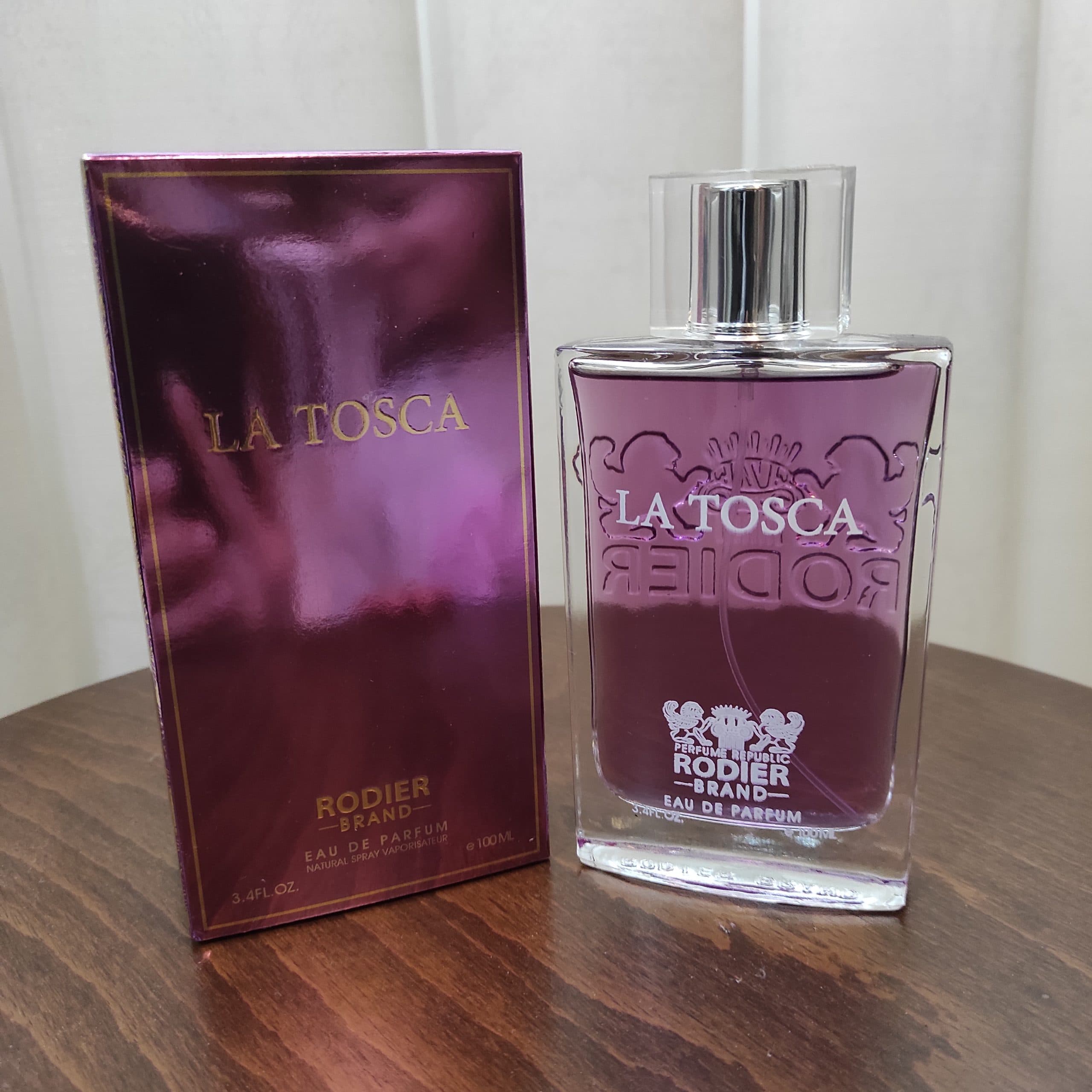 ادکلن زنانه رودیر مدل لاتوسکا LA TOSCA حجم 100 میلی لیتر