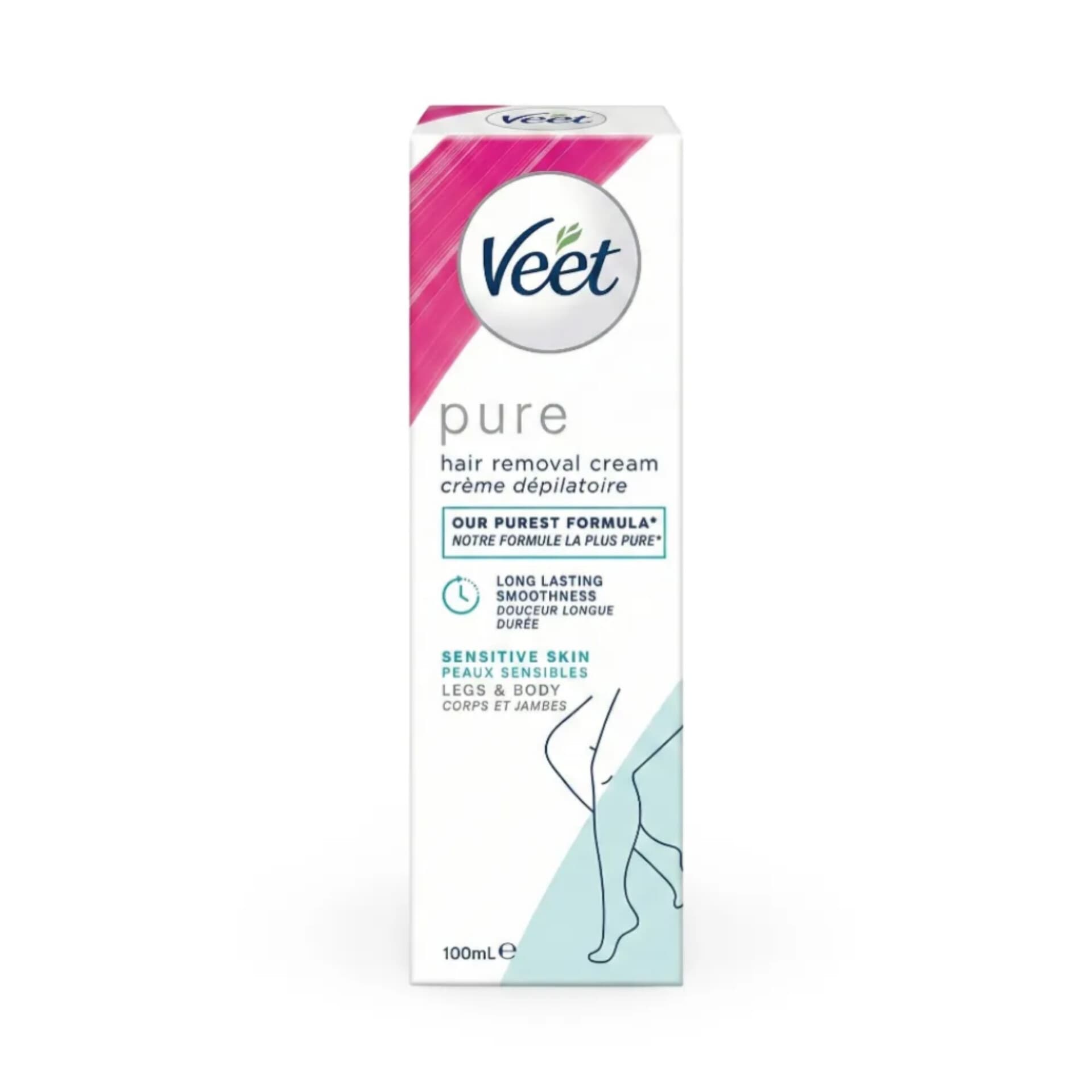 کرم موبر مناسب پوست حساس مدل Pure ویت 100 میلVeet