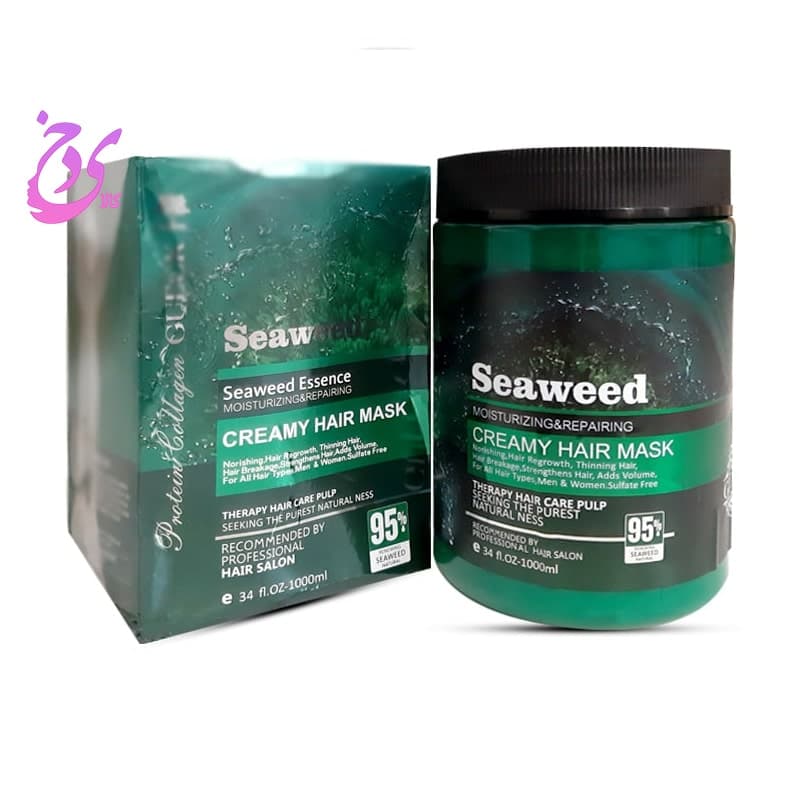 ماسک مو کراتین جلبک دریایی گوک Gueck Seaweed hair mask حجم 1000 میلی لیتر
