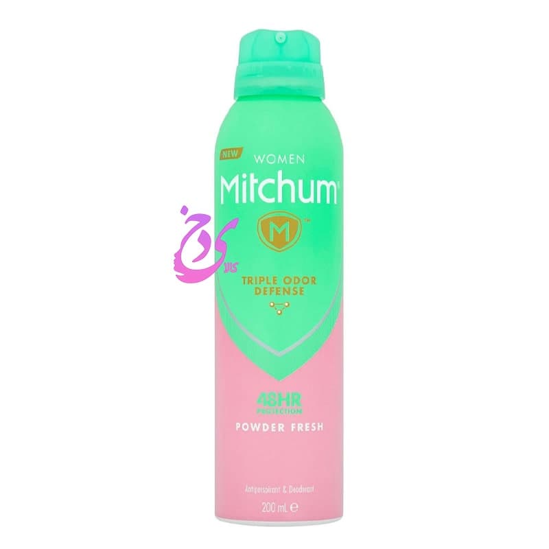 اسپری ضد تعریق زنانه میچام پاودر فرش Women Mitchum Powder Fresh حجم 200 میلی لیتر