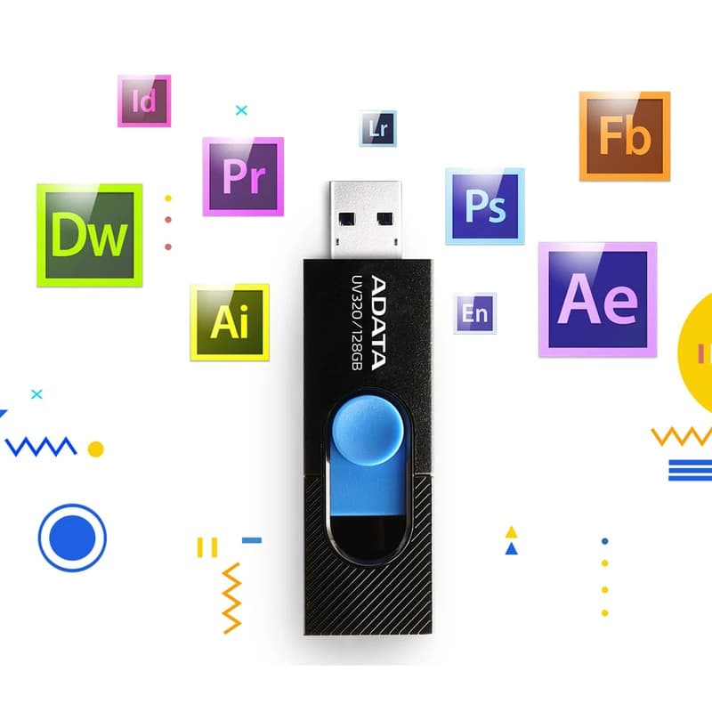 فلش مموری USB 3.1 ای دیتا مدل UV320 ظرفیت 64 گیگابایت — تصویر ۵