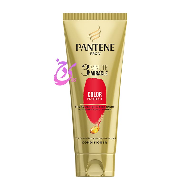 ماسک مو 3 دقیقه ای میراکل پنتن برای مراقبت از موهای رنگ شده Pantene Pro-V 3 Minute Miracle Color Protect Conditioner حجم 200 میلی لیتر